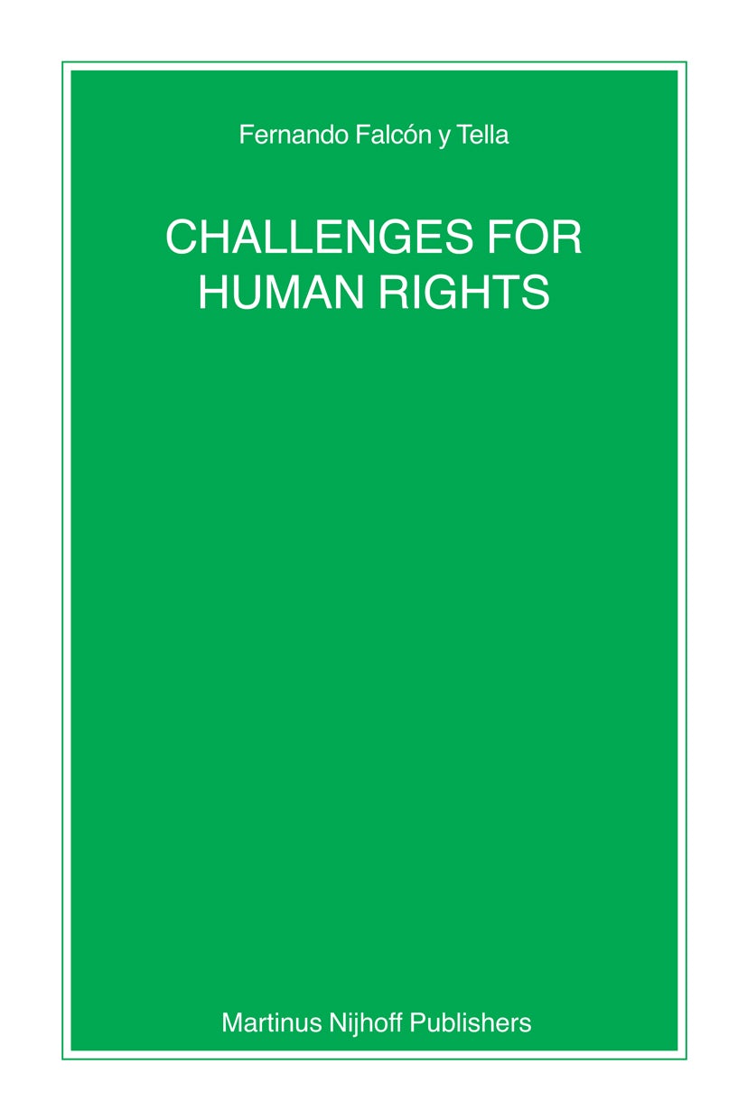 Book cover image for Challenges for Human Rights ISBN: 9789004160224